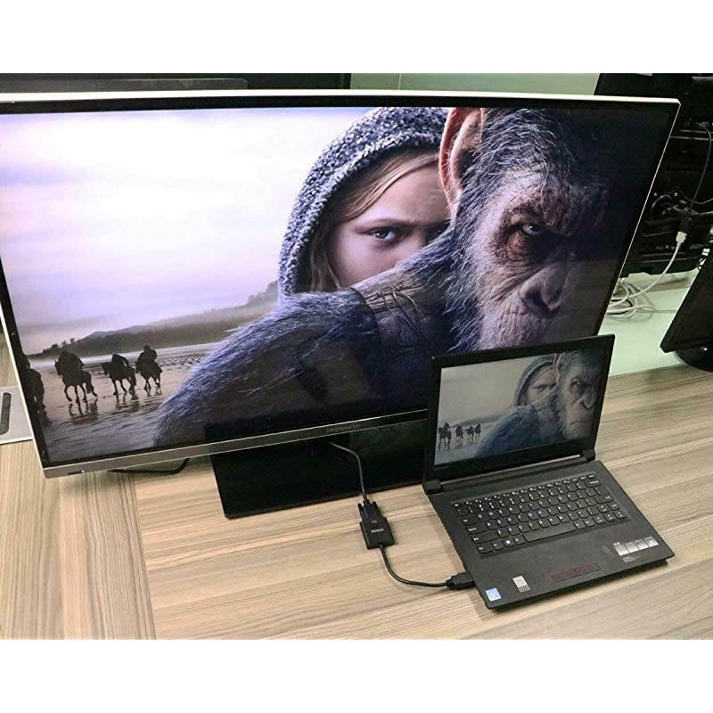 Unidirectional HDMI Male to VGA Female Adapter Converter Pack of 5