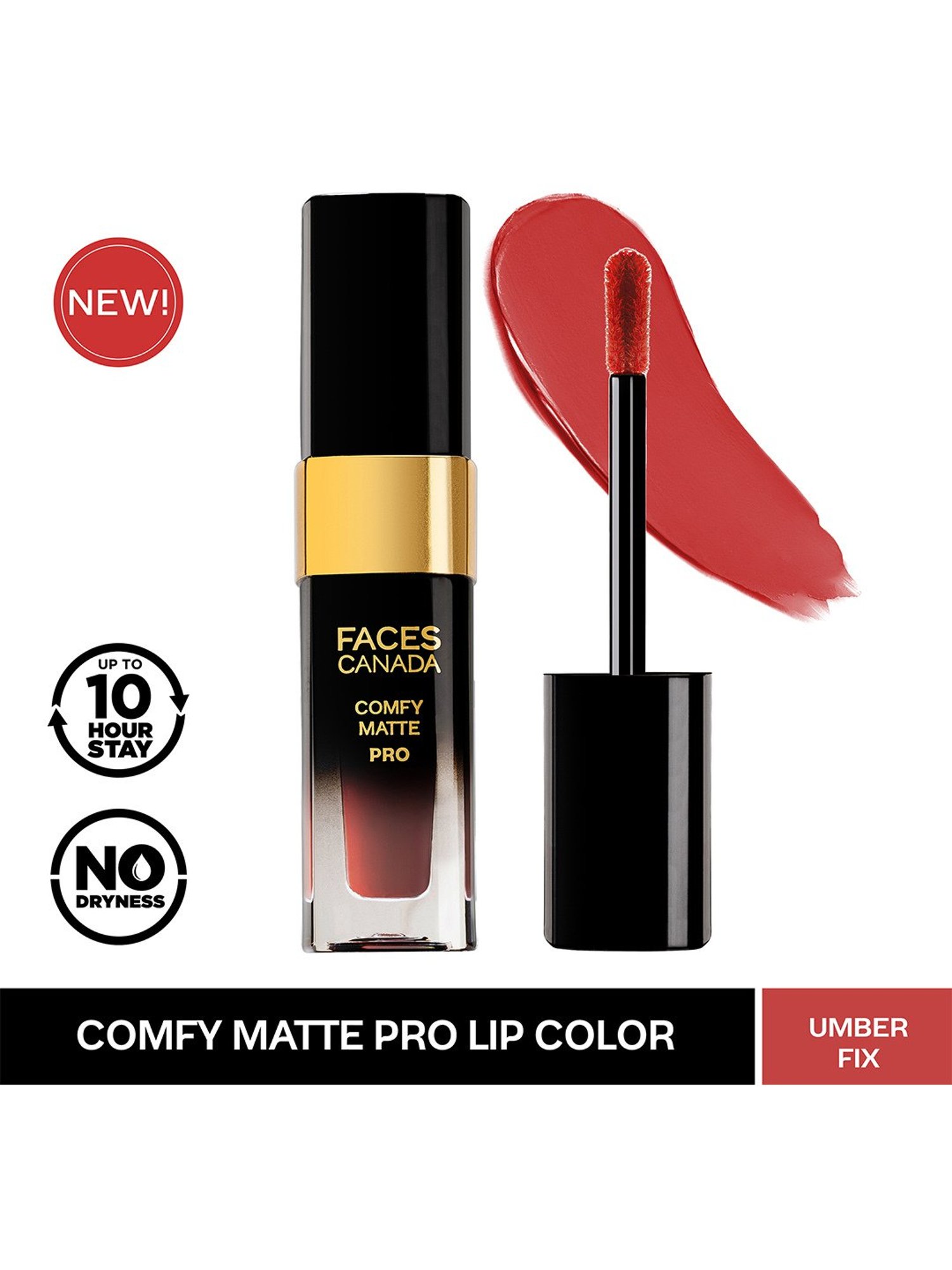Faces Canada Comfy Matte Pro Lip Color Umber Fix 10 - 5.5 ml