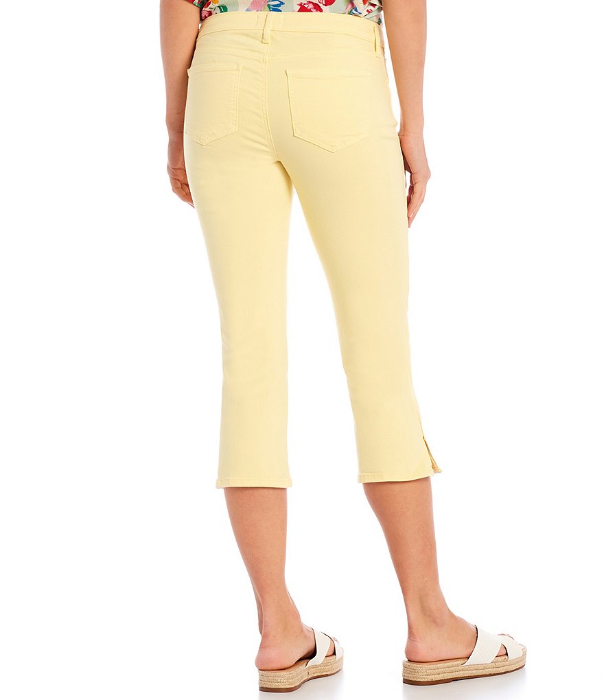 NYDJ Chloe Side Slit Hem Capri Jeans