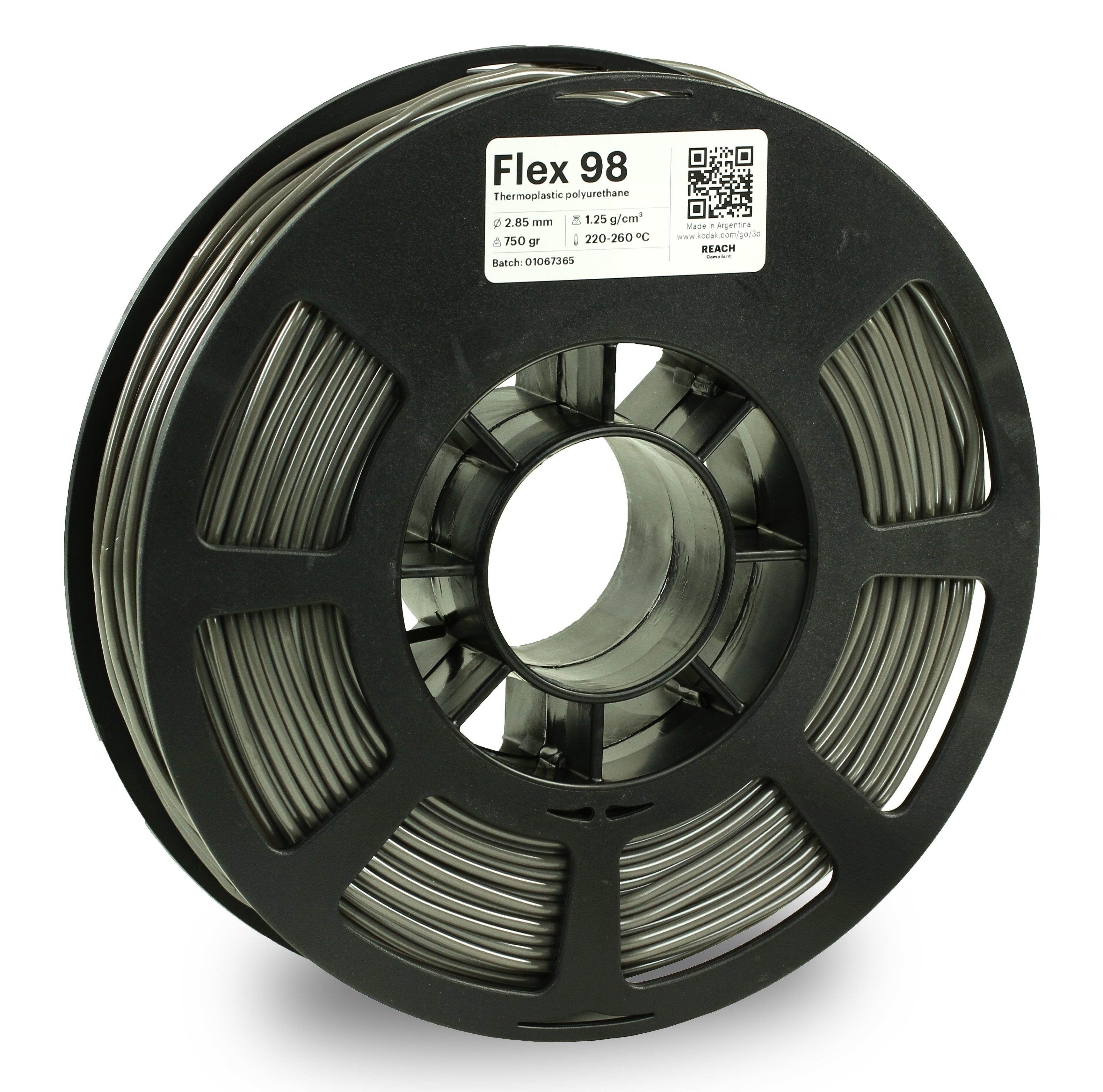 Kodak 3D Printing TPU Flex 98 Filament 2.85mm (Grey)