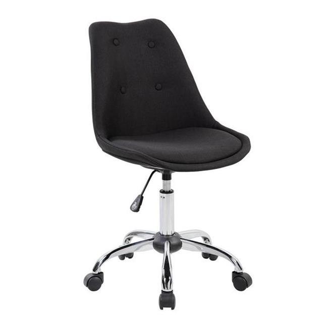Techni Mobili Armless Desk Chair in Black