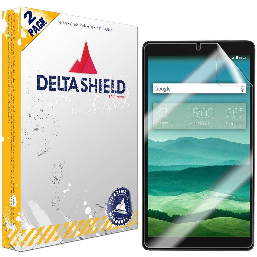 DeltaShield Screen Protector for Alcatel OneTouch PIXI 3 10 inch (2-Pack) BodyArmor Anti-Bubble Military-Grade Clear TPU Film