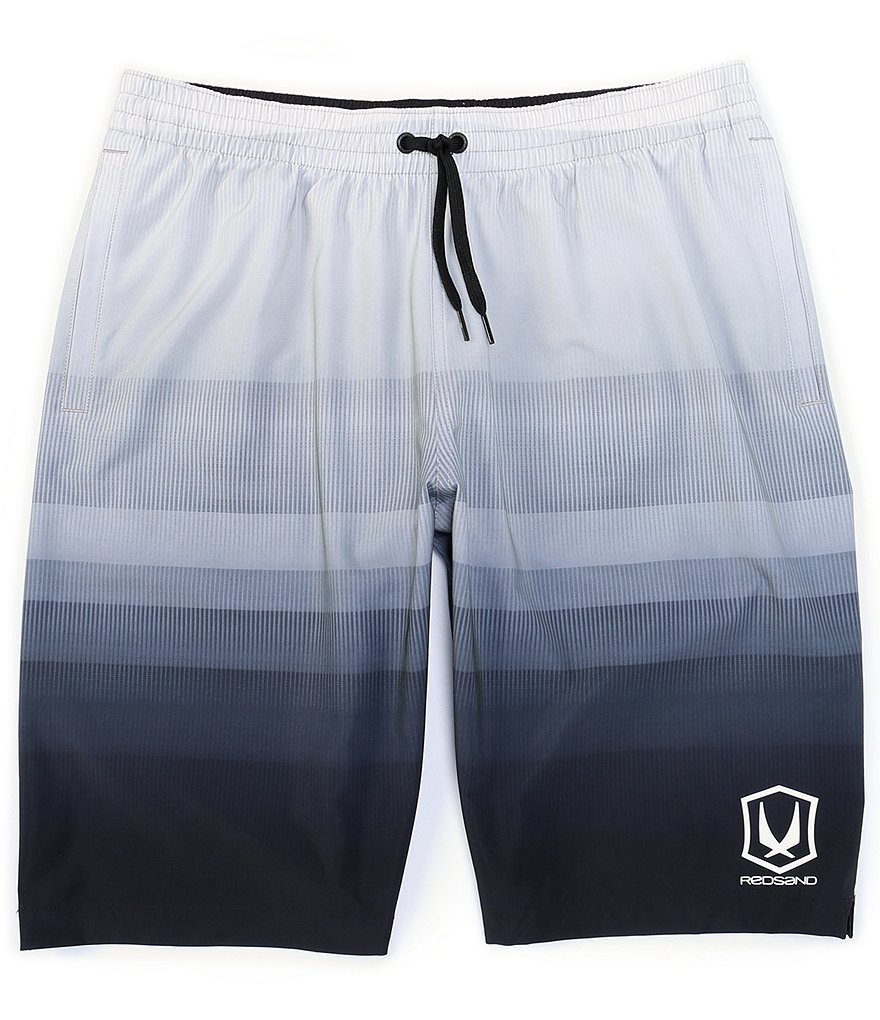 Redsand Ombre Fade 22#double; Outseam Volley Shorts