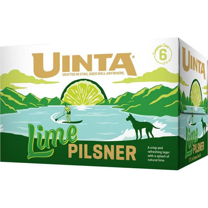 Uinta Lime Pilsner Beer - 6pk/12 fl oz Cans