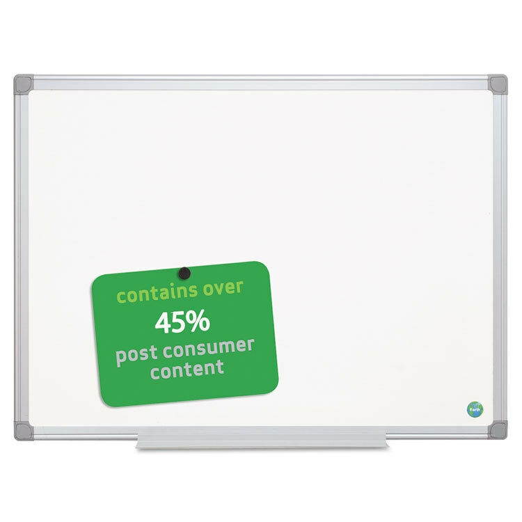 MasterVision Earth Gold Ultra Magnetic Dry Erase Boards 24 x 36 White Aluminum