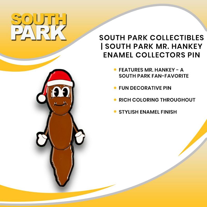 Just Funky South Park Collectibles | South Park Mr. Hankey Enamel Collectors Pin