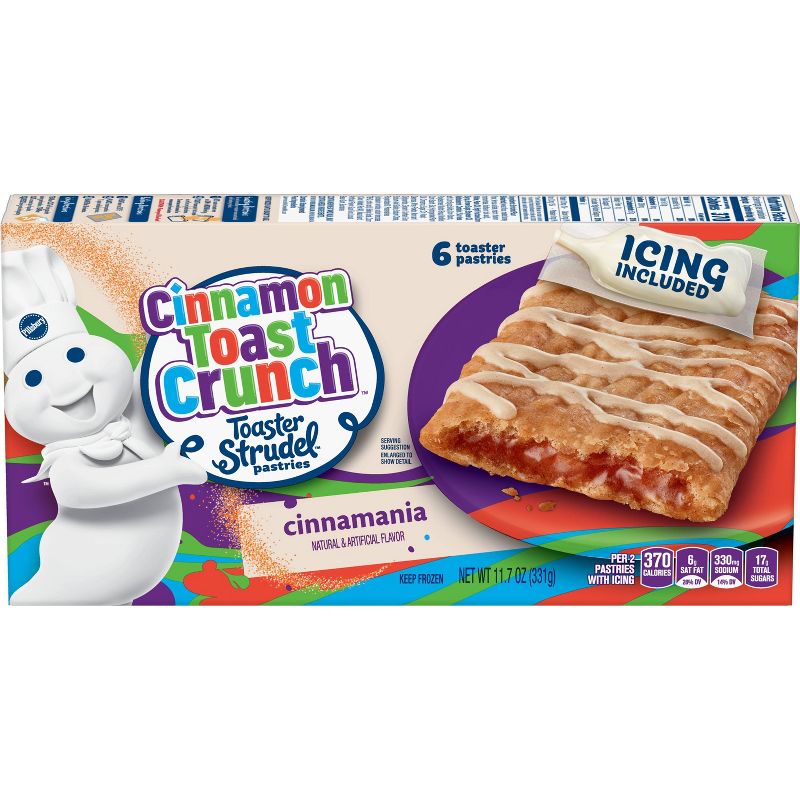 Pillsbury Cinnamon Toast Crunch Frozen Toaster Strudel - 11.7oz/6ct