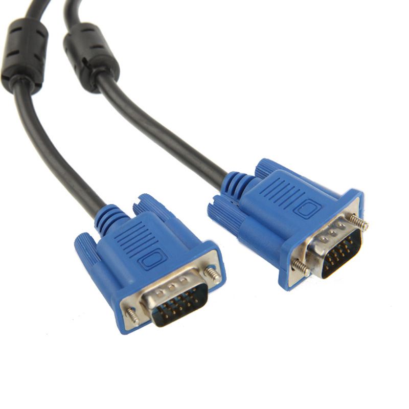 High Quality VGA 15Pin Male to VGA 15Pin Male Cable for LCD Monitor / Projector
