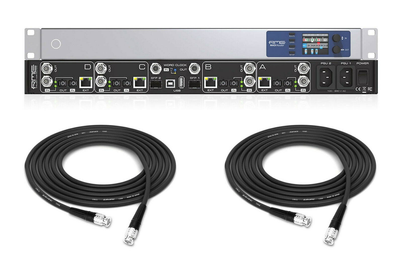 RME MADI Router | 12 Port MADI Digital Patch Bay & Format Converter | PALA