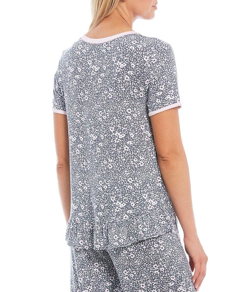 Peanuts Plus Snoopy Print Knit Coordinating Sleep Tee