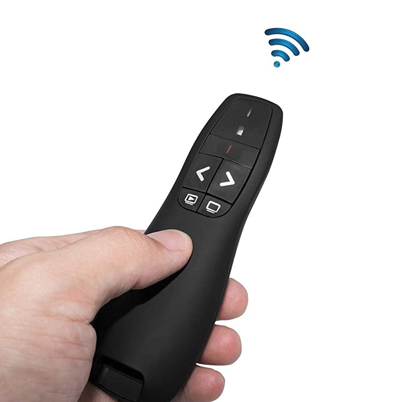 MicV01 Wireless Presenter Remote PPT clicker for School or Office Using Like Meeting Report Lecture and Presentation
