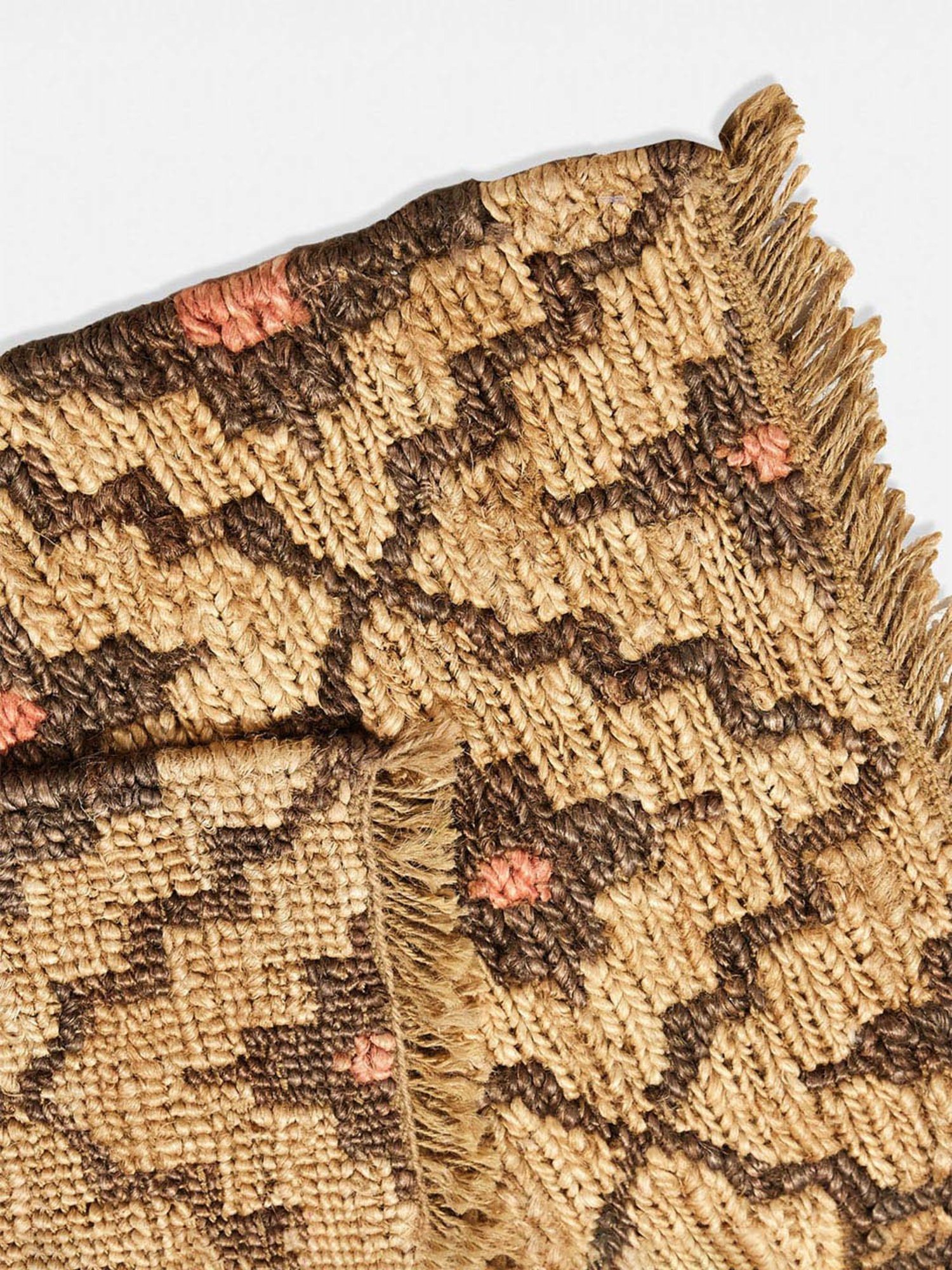 Bianca Red Microfibre Non-Slip Rug