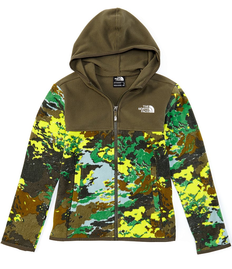 The North Face Little/Big Boys 5-20 Camo Glacier Full-Zip Hoodie