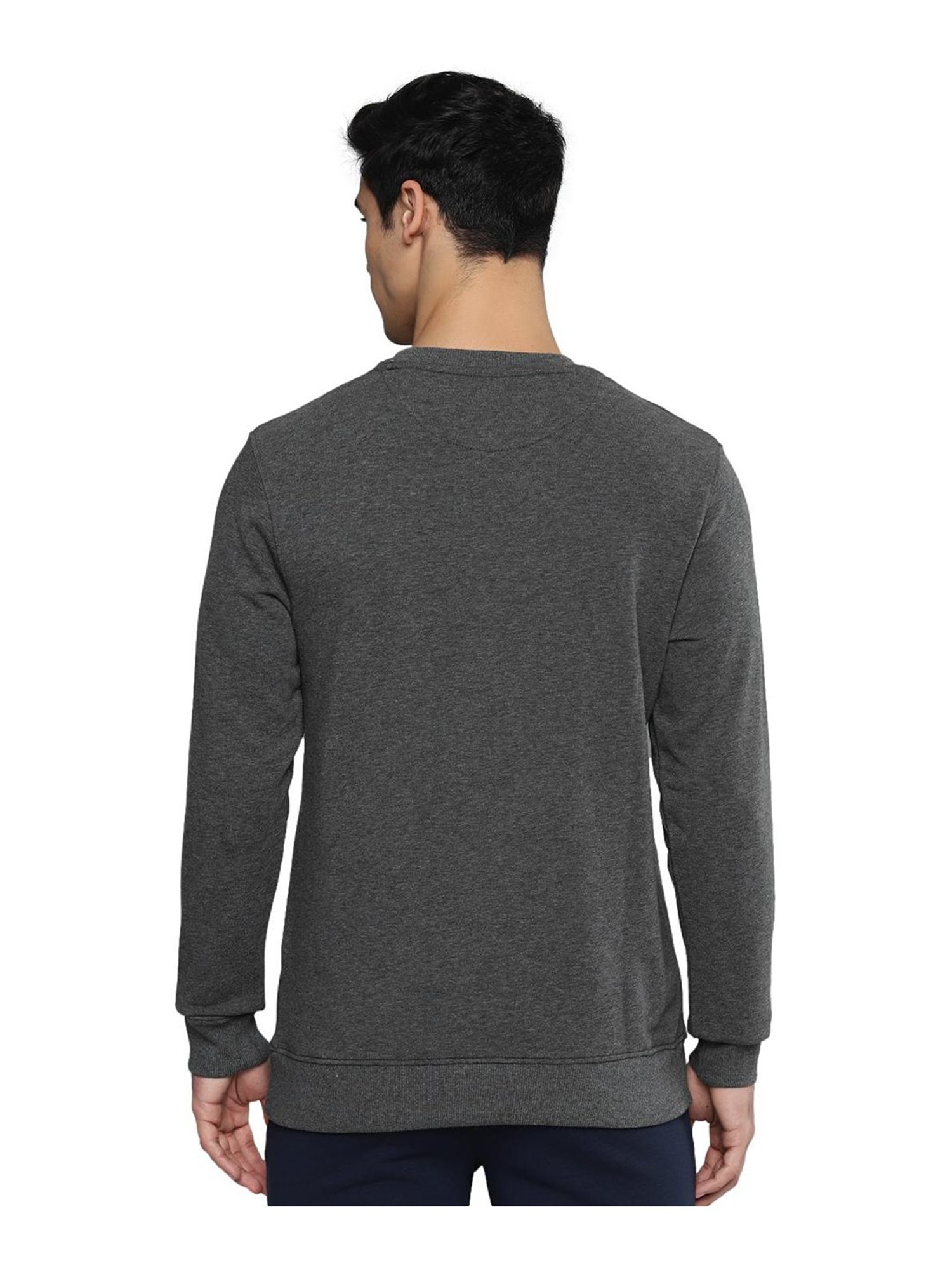 ALCIS Grey Round Neck Sweatshirt