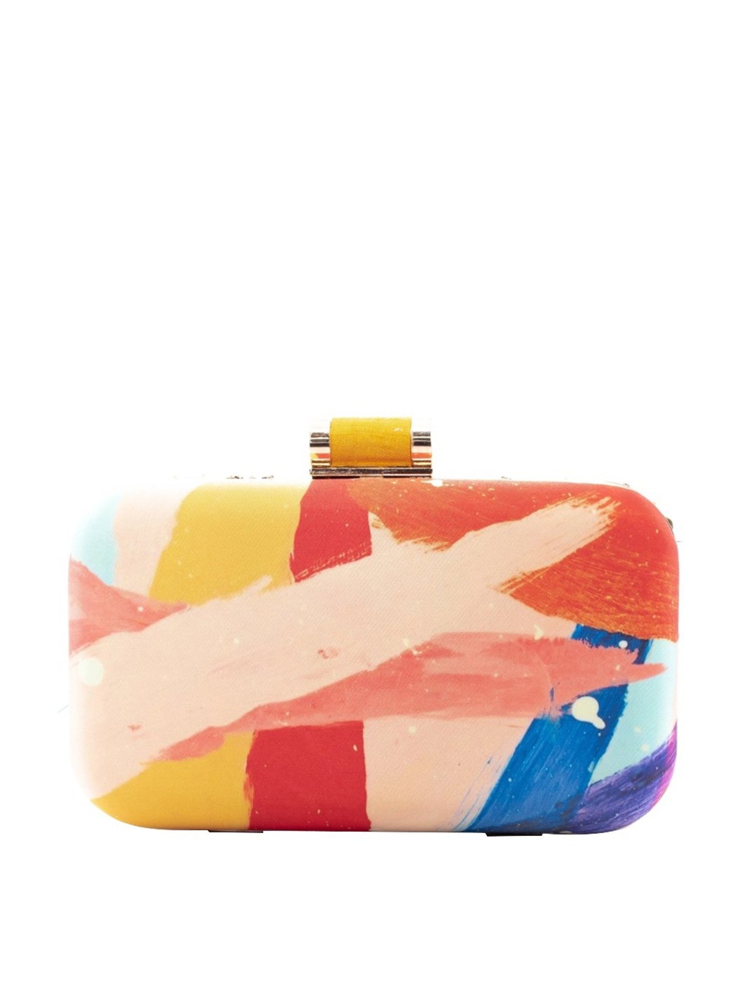 Sugarcrush Multicolor Silk Clutch