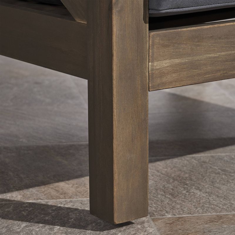 Breckenridge 4pc Seating Set Java Brown Fame Sunbrella Meredian Brick Red Fabric - La-Z-Boy