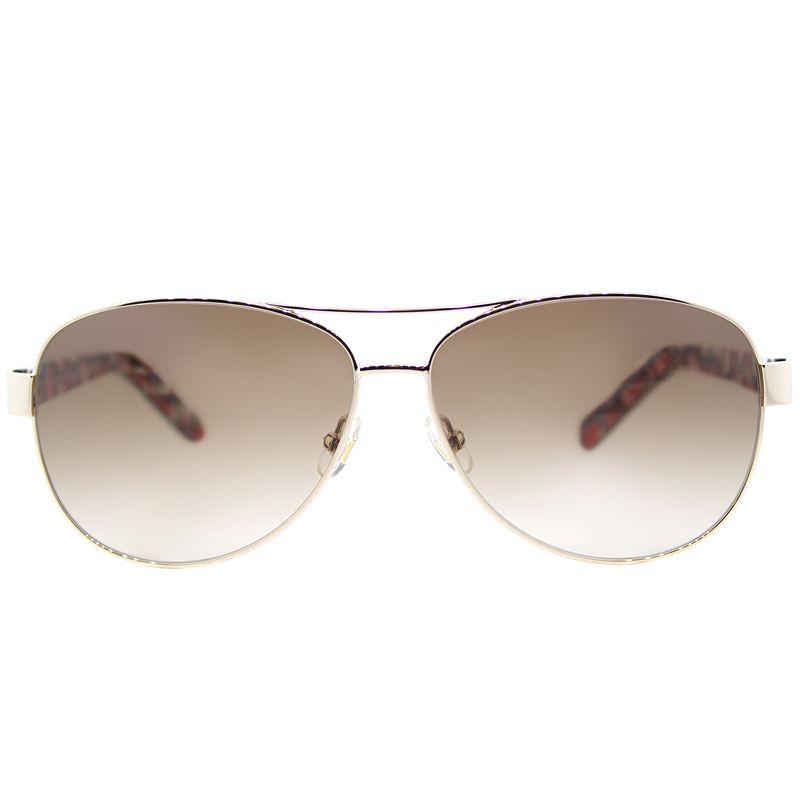 Kate Spade Dalia2/S 3YG Womens Aviator Sunglasses Gold Dots 58mm