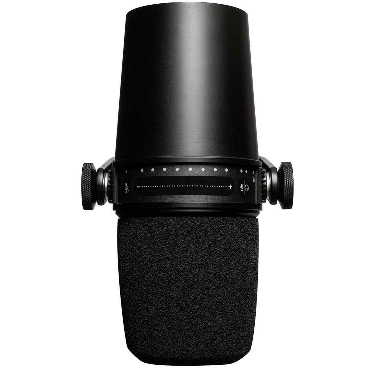 Shure MV7 Dynamic Unidirectional Dual XLR/USB Podcasting Microphone, Black #MV7K