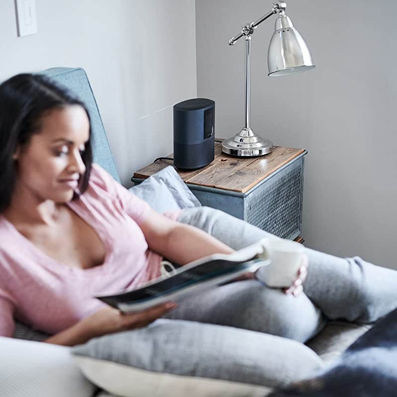 Home Speaker 500: Smart Bluetooth Speaker with Alexa Voice Control Built-In, Black