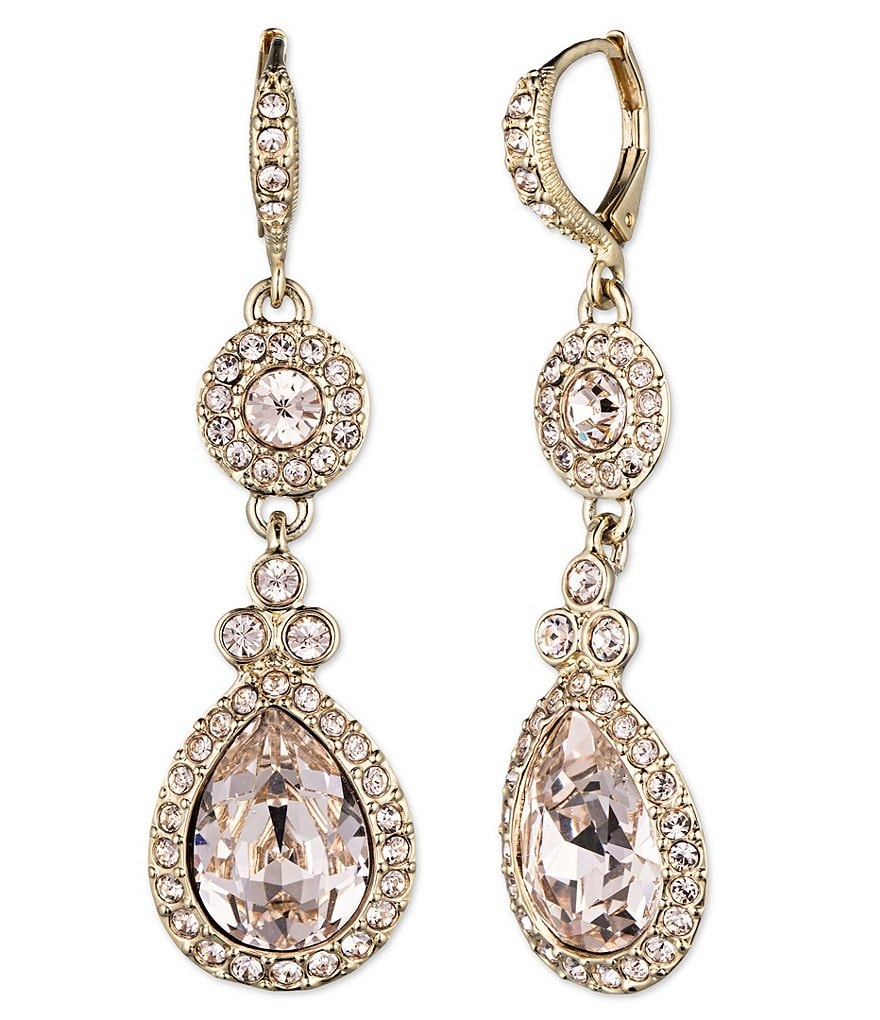 Givenchy Crystal Drop Earrings