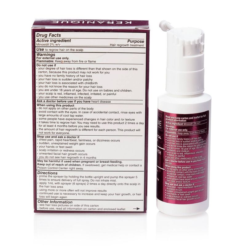 Keranique Hair Regrowth Treatment For Women - 2 fl oz