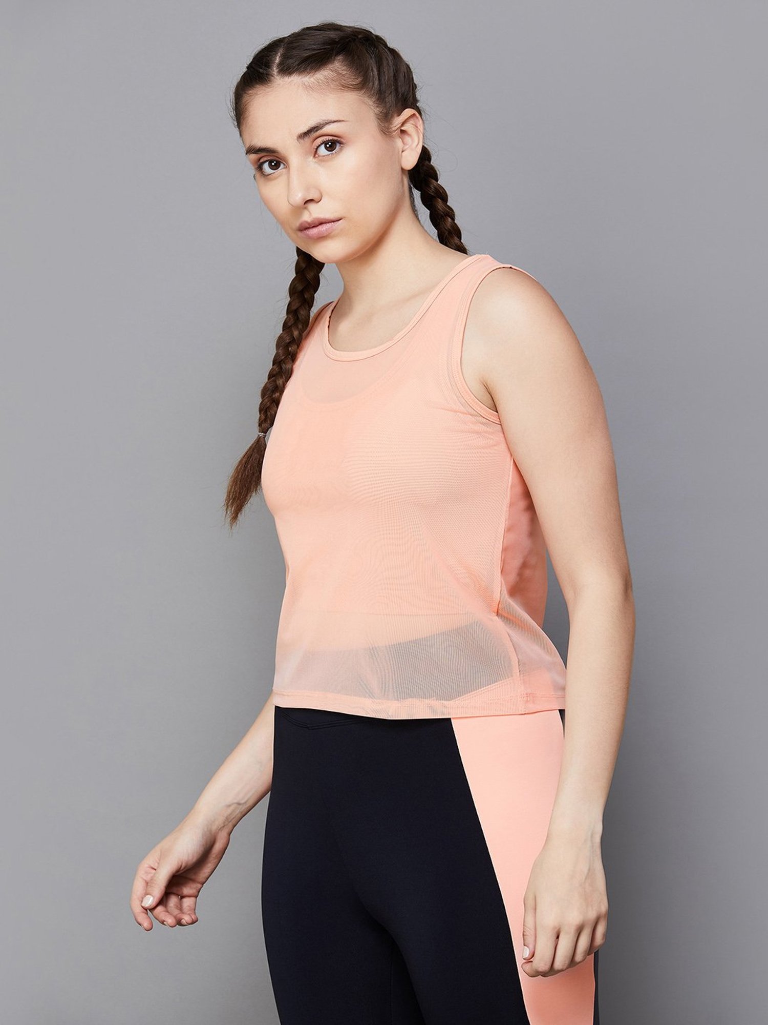 KAPPA Peach Regular Fit Sports T-Shirt