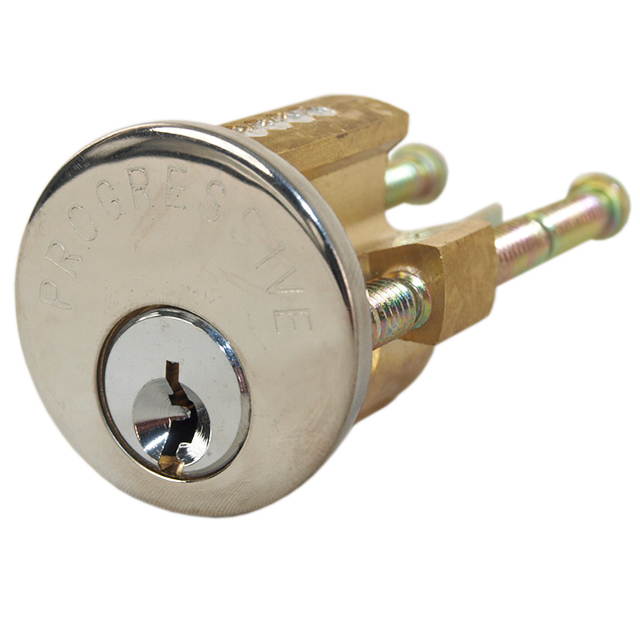 Progressive, 1776/26, Grade 1 Jimmy Proof Deadlock Deadbolt Single Cylinder Lock Set, Polished Chrome (US26)