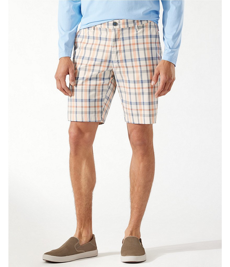 Caribbean Big and Tall 9#double; and 11#double; Inseam Knit Jacquard Shorts