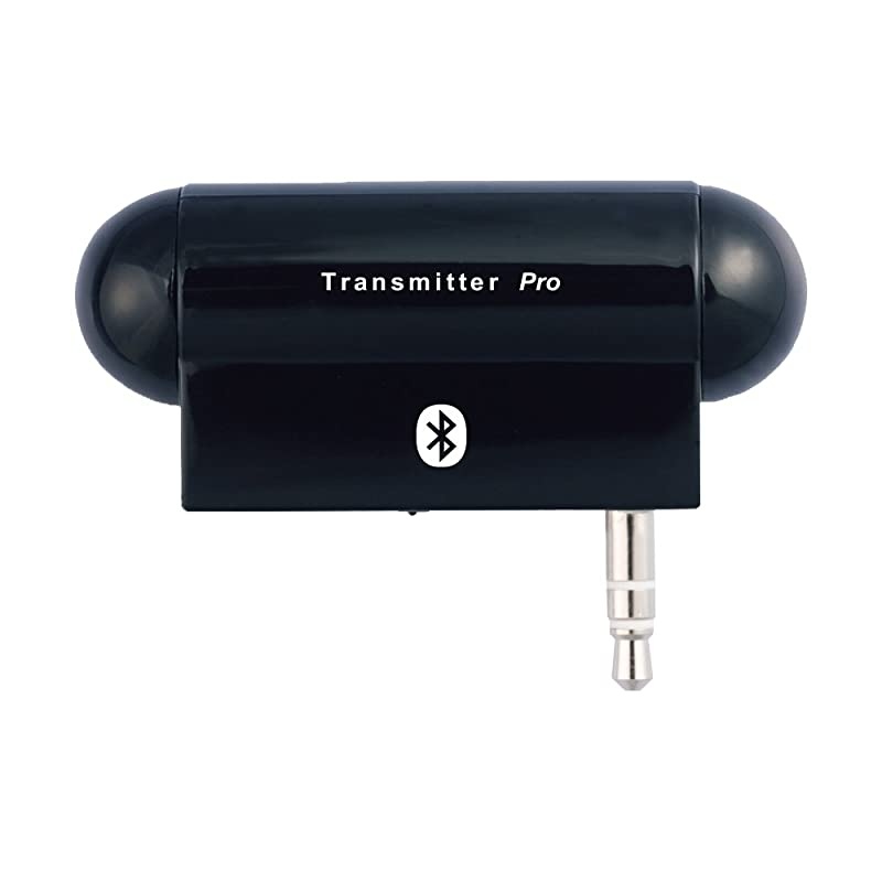 TxPro Bluetooth Wireless Multilink Stereo Audio Transmitter A2DP with 35 mm Audio Plug for iPod iPad Zune Zen Sansa Mp3 Players PSP Nintendo 3D TV Car Stereo Home Stereo