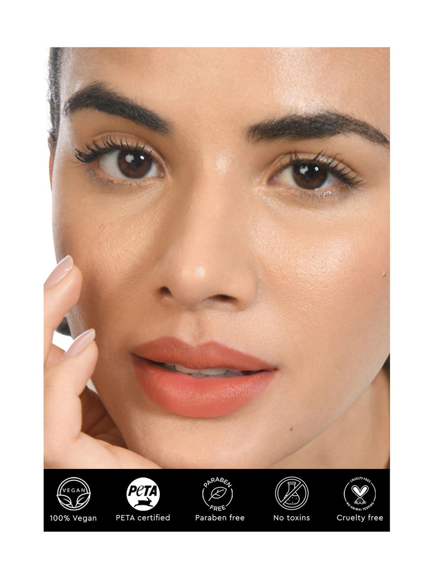 Kiro Beauty Lush Moist Matte Long Lasting Lipstick Dusky Peach - 4.2 gm