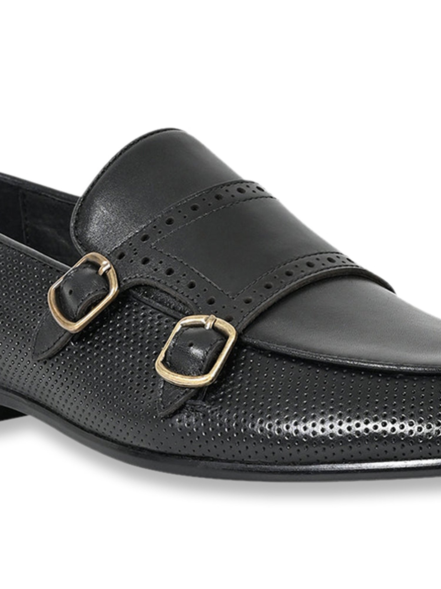 Cobblerz Men's Black Formal Moccasins