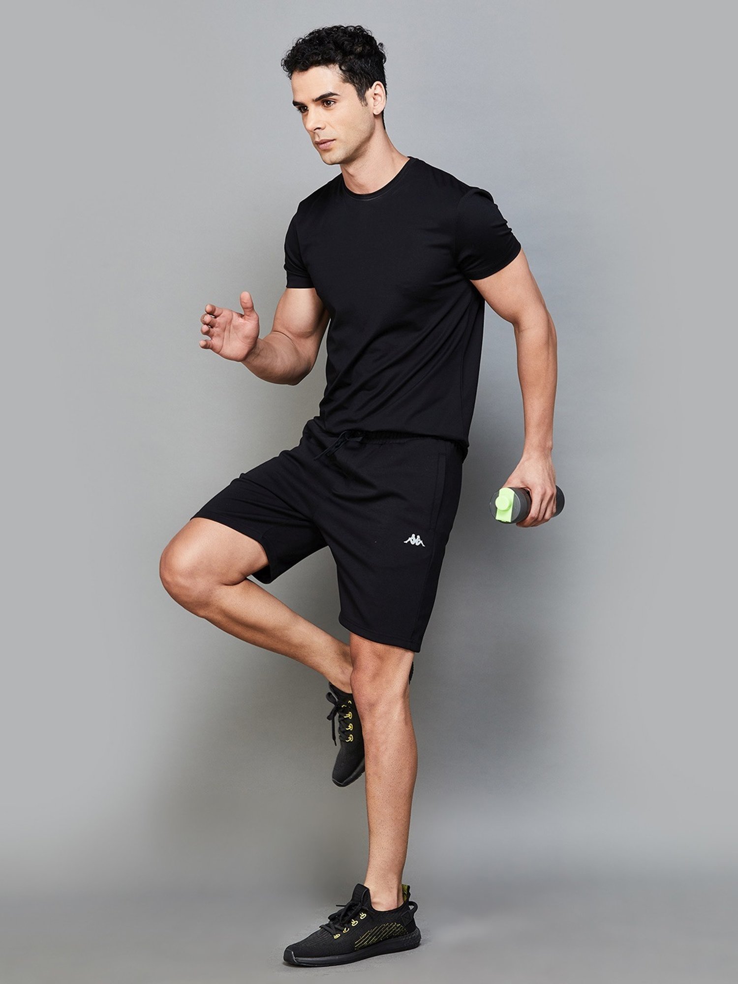 KAPPA Black Regular Fit Shorts