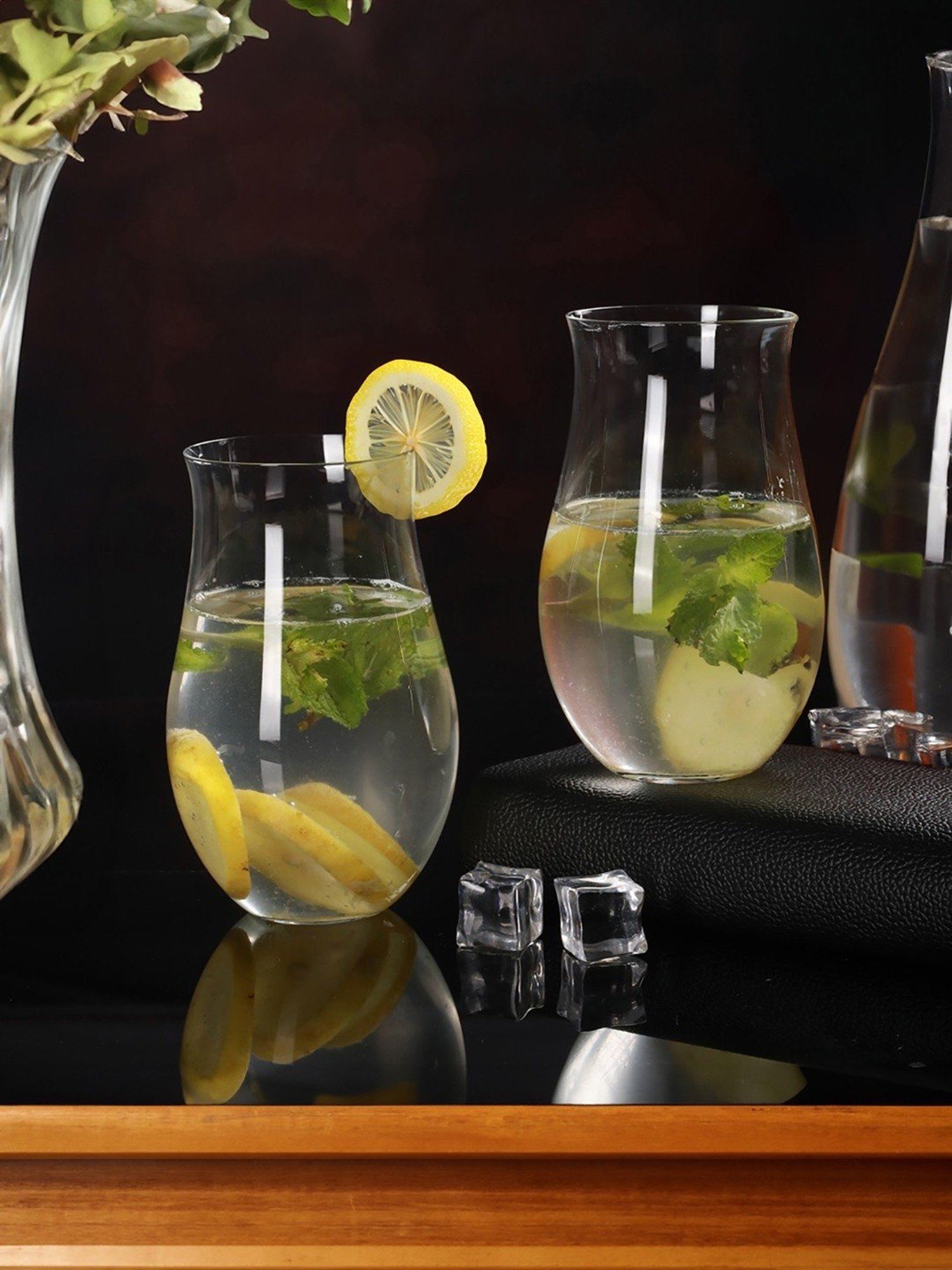 Trovea's Attimo Transparent Glass Cocktail Glass - Set of 4