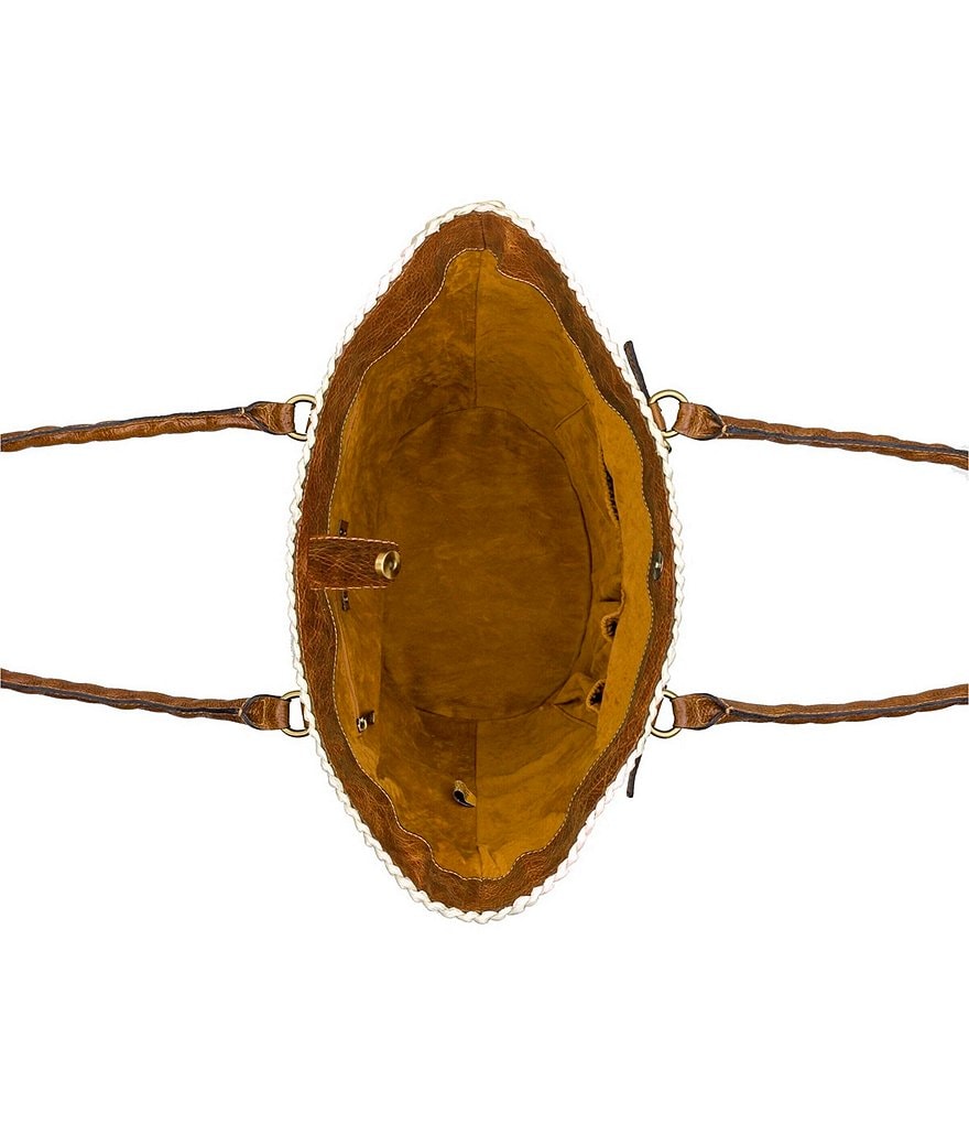 Patricia Nash Seasonal Collection Vieste Straw Tote Bag