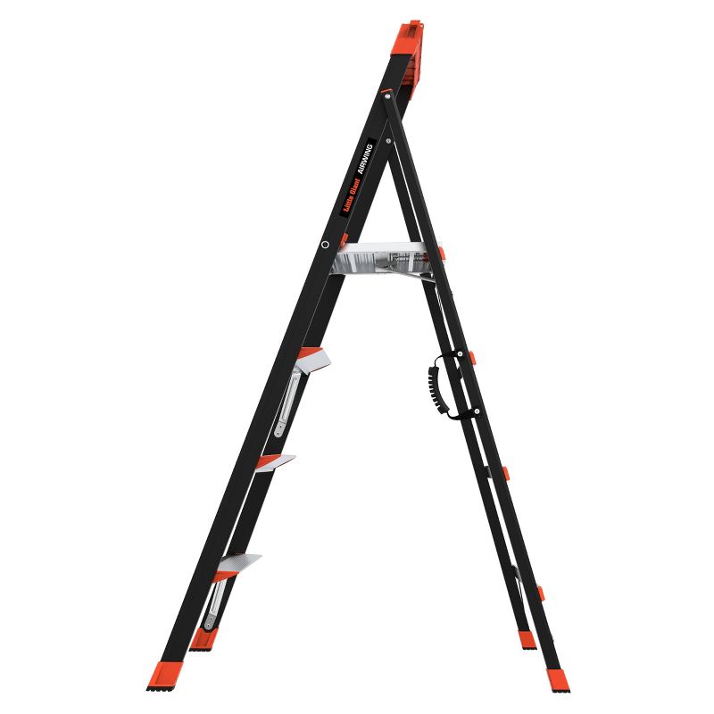 Little Giant Ladder Systems 6' ANSI Type IAA 375 lb rated fiberglass Stepstool Gray