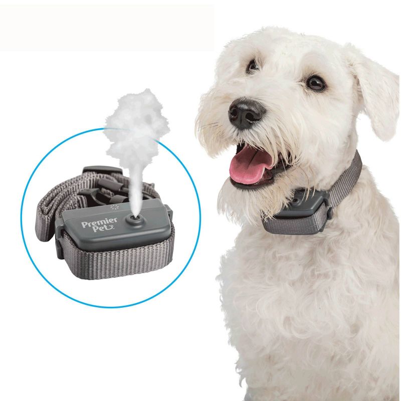 Premier Pet Spray Bark Adjustable Dog Collar - Black