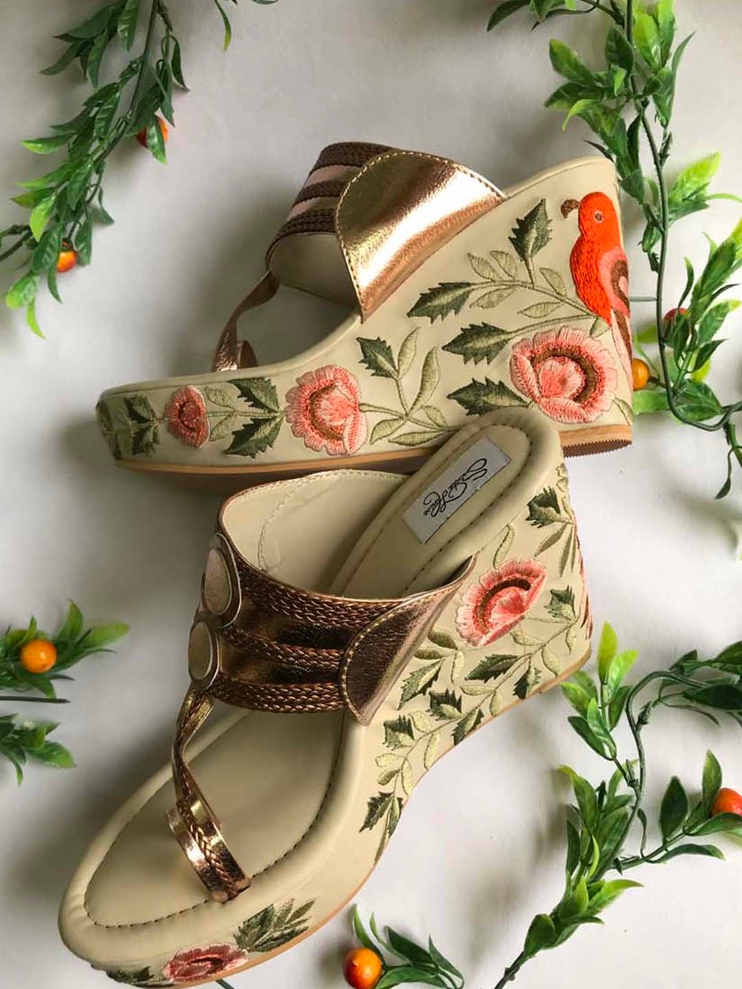 Sole House Women's Sultan Toe Ring Wedges