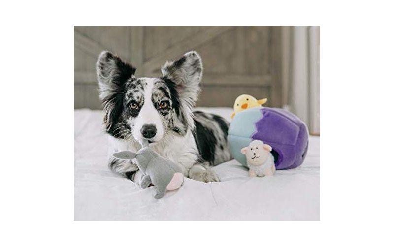 NERF Blitz Squeak Football Dog Toy - Green - 7"