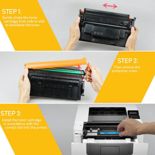 Compatible Toner Cartridge Replacement for HP 58X CF258X 58A CF258A Laserjet Pro M404n M404dn MFP M428fdw M428dw No Chip (Black, 4-Pack)