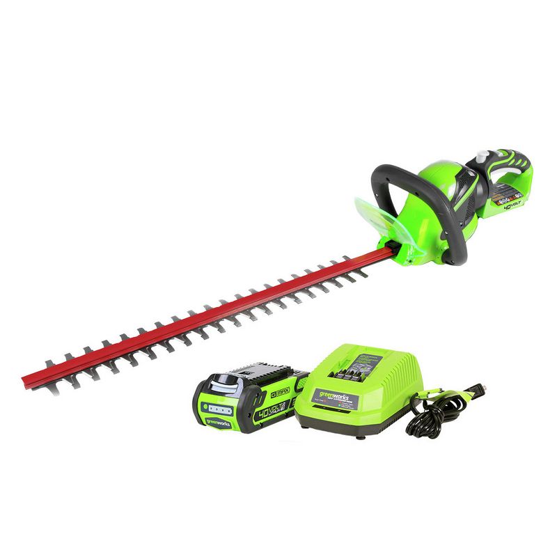 Greenworks 22262 40V G-MAX Lithium-Ion 24 in. Rotating Hedge Trimmer