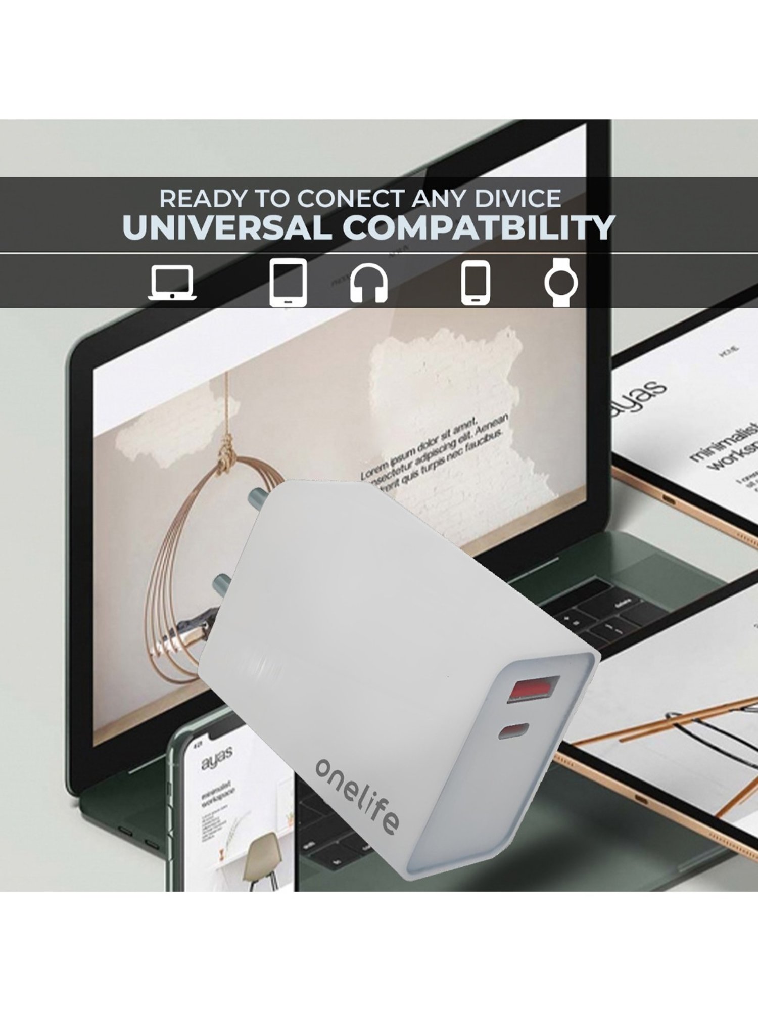 Stuffcool Nuevo PD20W Smallest Wall Charger for Latest iPhone 15,14,13,12 (Yellow)