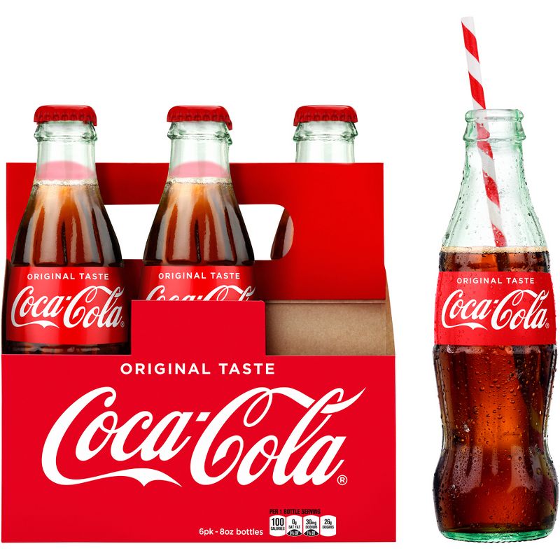Coca-Cola Soda - 6pk/8 fl oz Glass Bottles