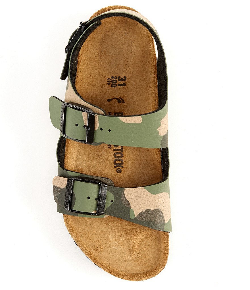 Birkenstock Kids' Milano Birko Flor&reg; Backstrap Camo Sandals (Youth)