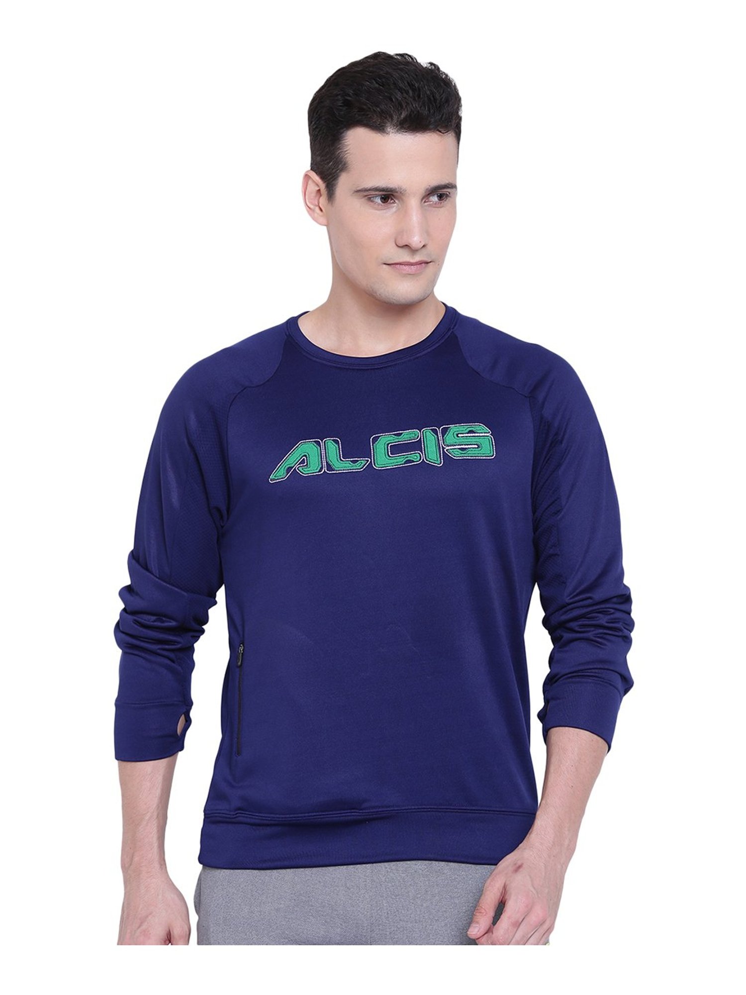 ALCIS Navy Round Neck Sweatshirt