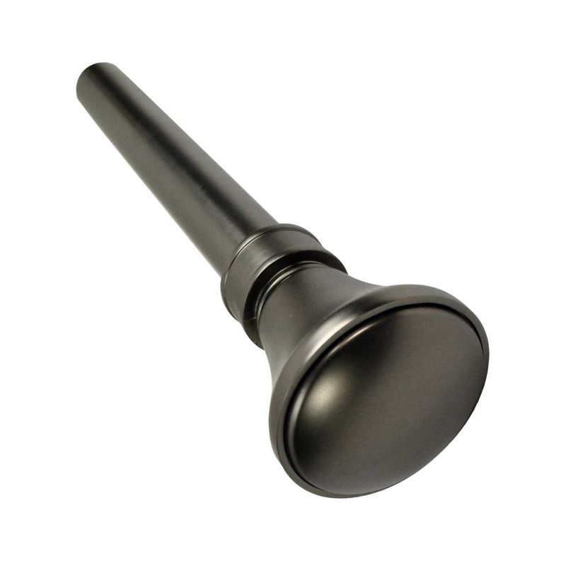 48"-86" Lexington Flare Rod Set Slate - Versailles Home Fashions