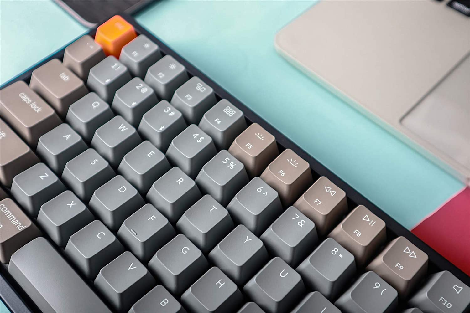 Keychron K4 Wireless Bluetooth/USB Wired Gaming Mechanical Keyboard, Compact 100 Keys RGB LED Backlit Gateron Red Switch N-Key Rollover, Aluminum Frame for Mac Windows