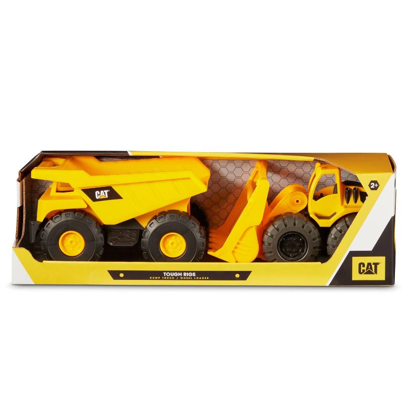 CAT Tough Rigs 2-pack Dump Truck & Wheel Loader