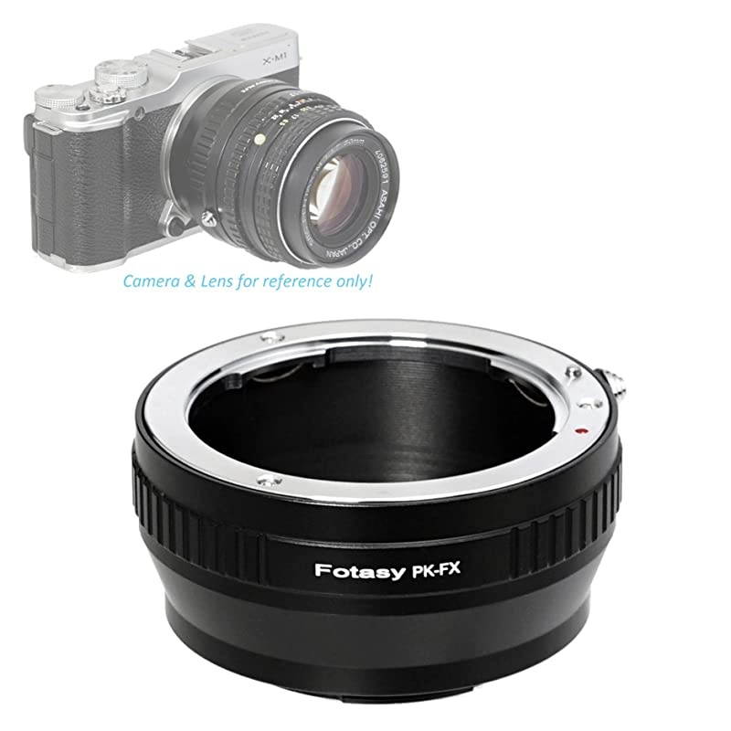 Manual PK lens to Fuji X Adapter Pentax K Mount to XMount Converter Compatible w Fujifilm XPro1 XPro2 XPro3 XE2 XE3 XA5 XA7 XA10 XM1 XT1 XT2 XT3 XT10 XT20 XT30 XT100 1XH1