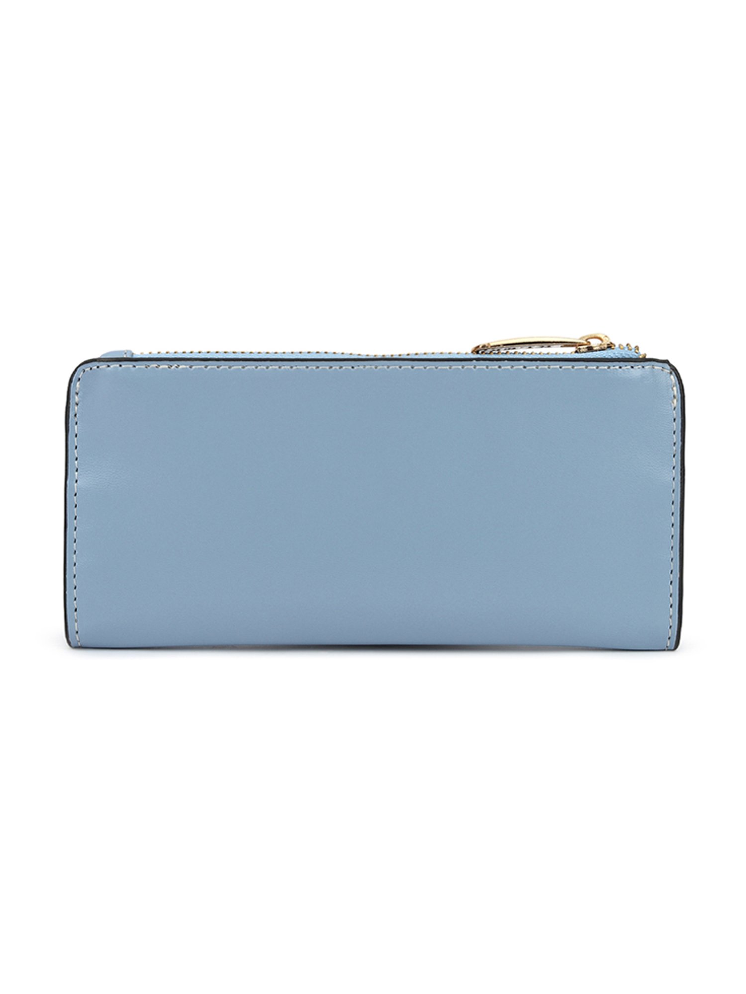 KLEIO Turquoise Color Block Wallet for Women