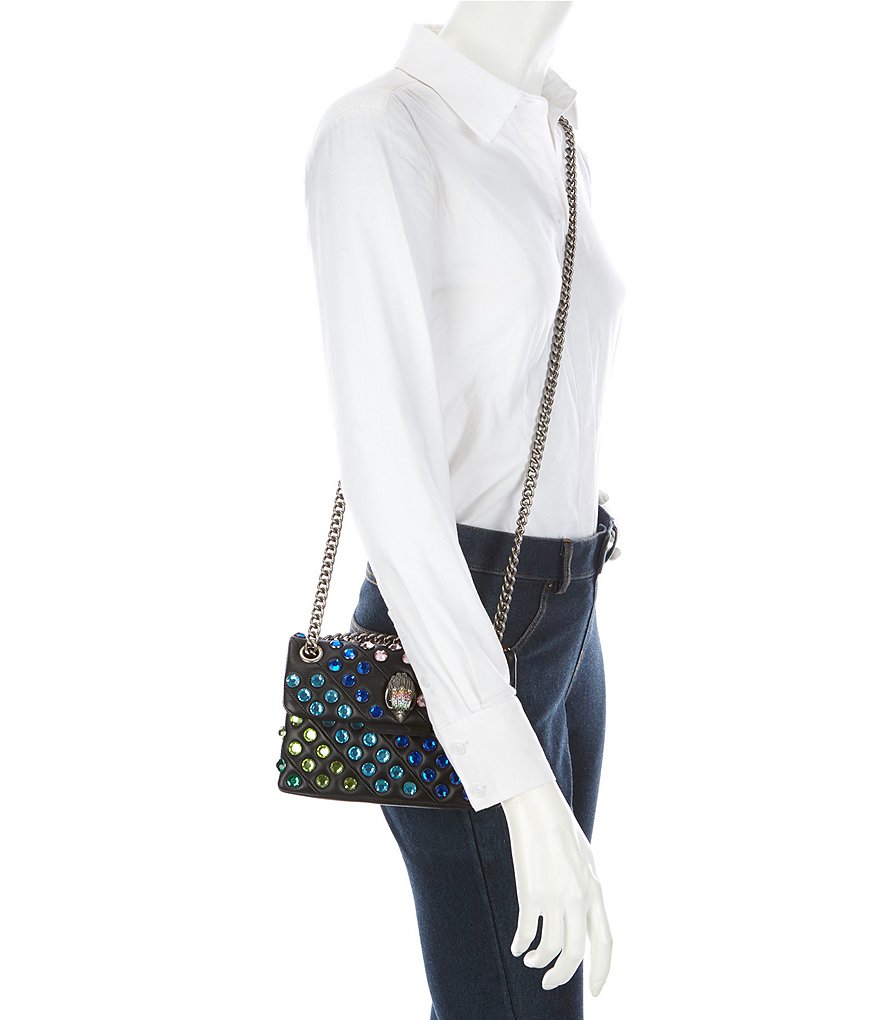 Thacker Le Pouch Snake Ring Handles Crossbody Bag